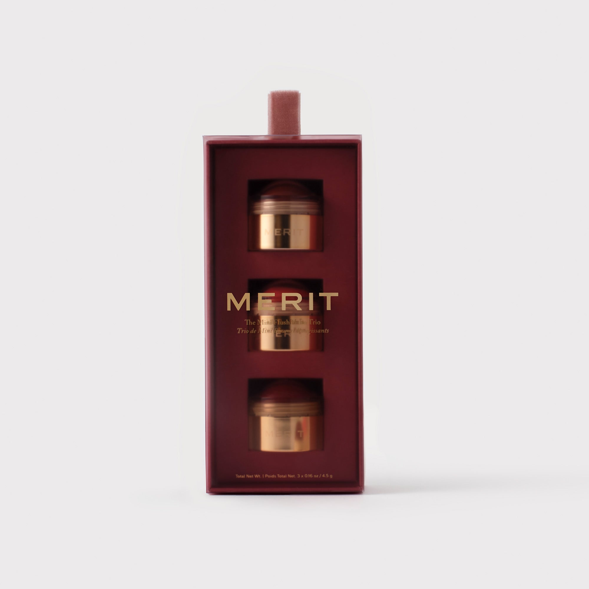 The Mini Flush Balm Trio – MERIT Beauty