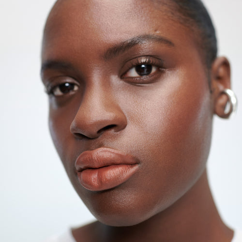 Antibes | face::deep | Madeline wears Signature Lip in Antibes