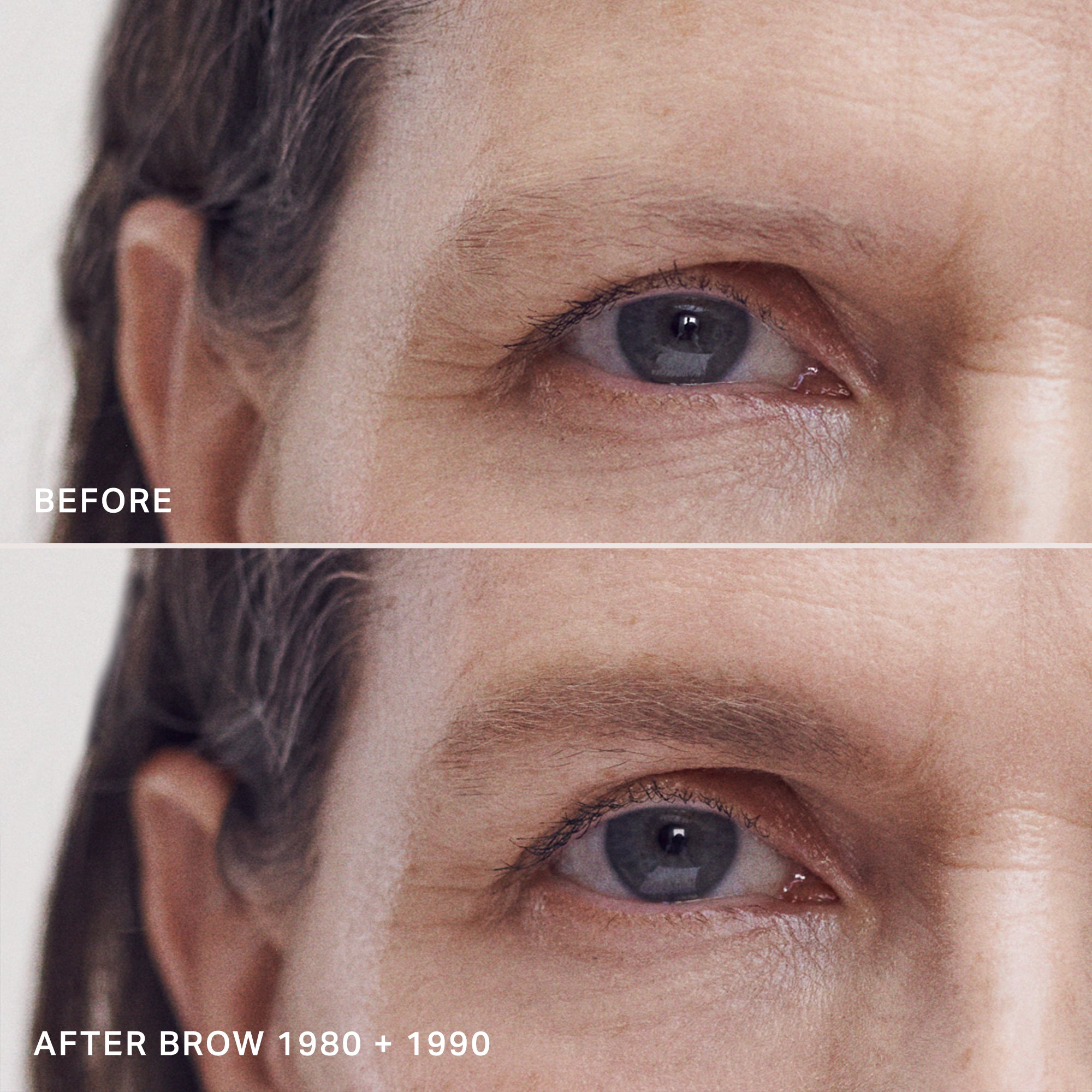 Taupe | | Model is wearing Brow 1980 and Brow 1990 in Taupe