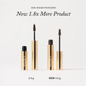 Master || Image showing the new packaging for Brow 1980 that says New, Bigger Packaging. Now 1.8x More Product 2.4g NEW 4.5g