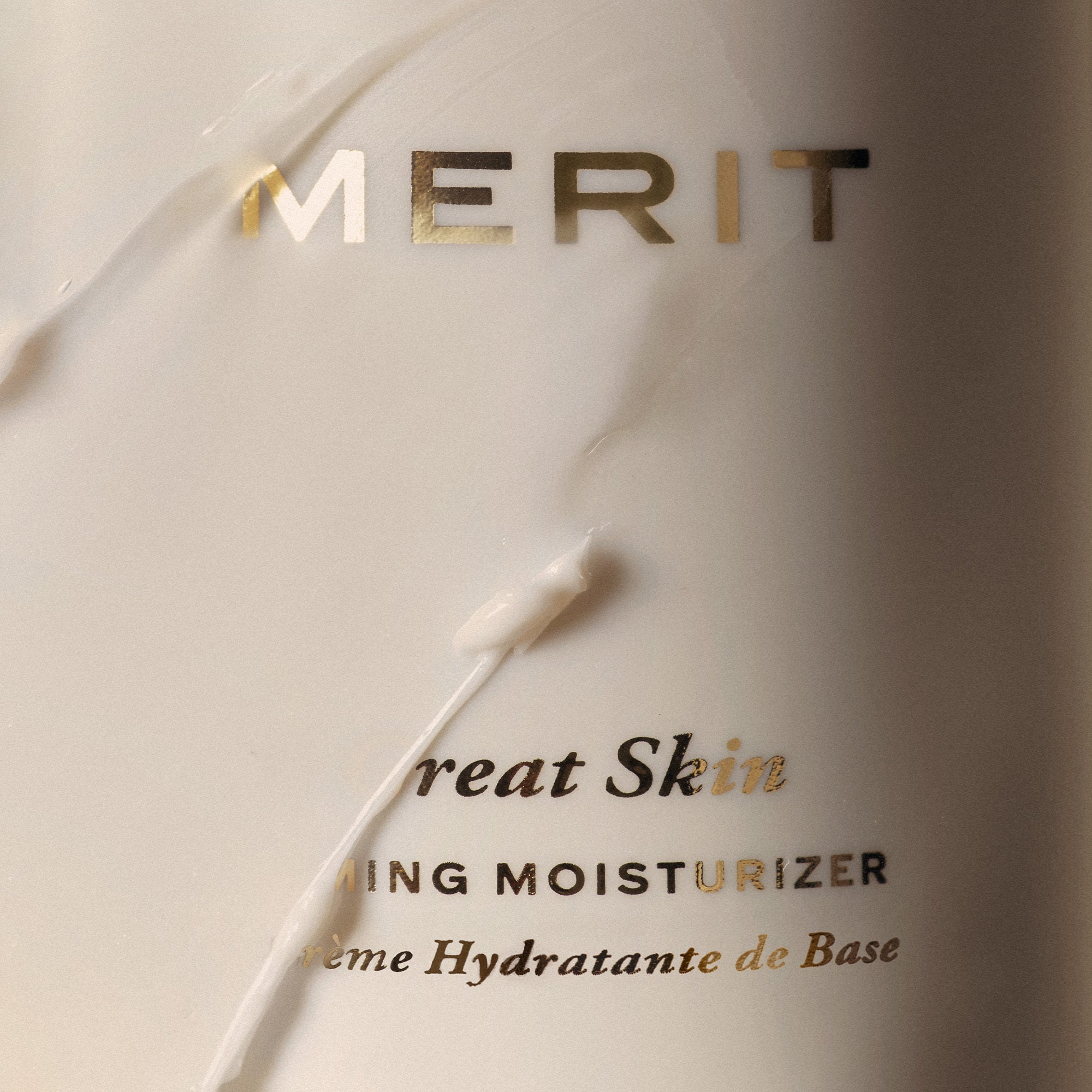 Mini-Size (15ml) || Close up of bottle of Great Skin Moisturizer with product on the bottle