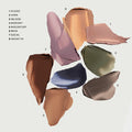 Midnight | |Solo Shadow Swatches  1. Studio, 2. VIper, 3. Nelson, 4. Midnight, 5. Midcentury, 6. Brun, 7. Social, 8. Vachetta