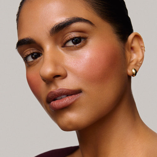 Fox | face::medium | Model is wearing Flush Balm in shade Fox