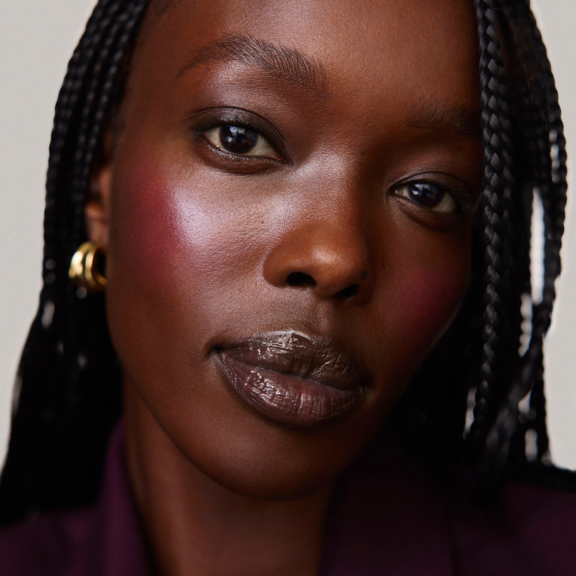 Master || Model is wearing Flush Balm in shade Le Bonbon