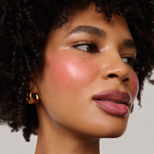 Master || Model is wearing Flush Balm in shade Le Bonbon