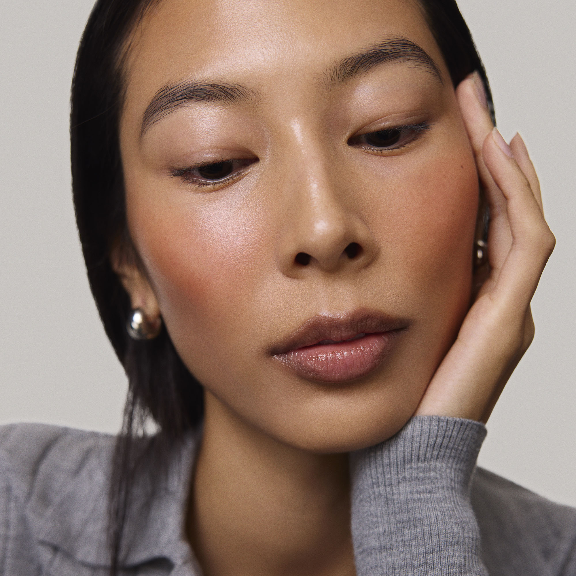 Master || Model is wearing Flush Balm in shade Terracotta