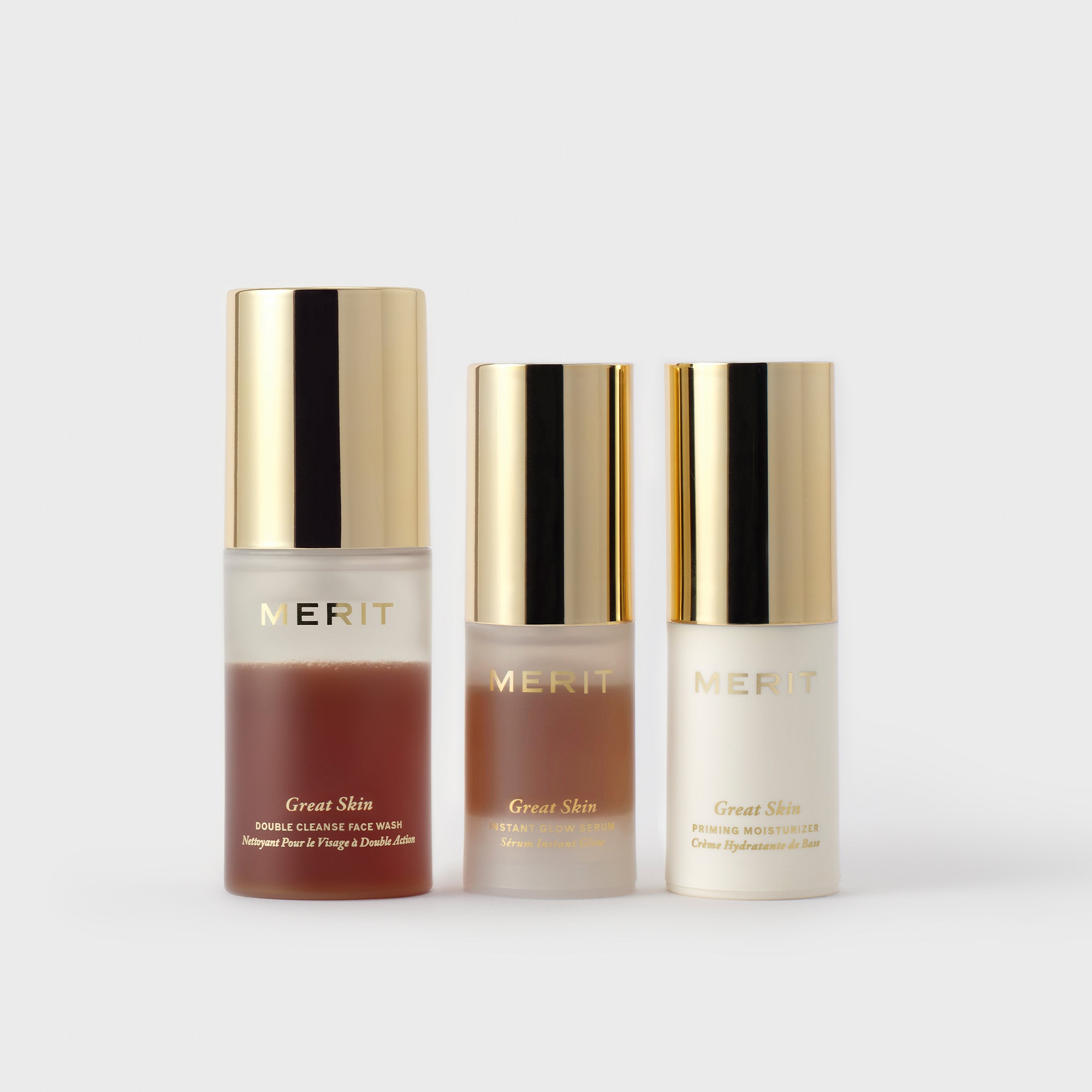 Master || Great Skin Mini trio including Great Skin Double Cleanse, Great Skin Serum and Great Skin Moisturizer 