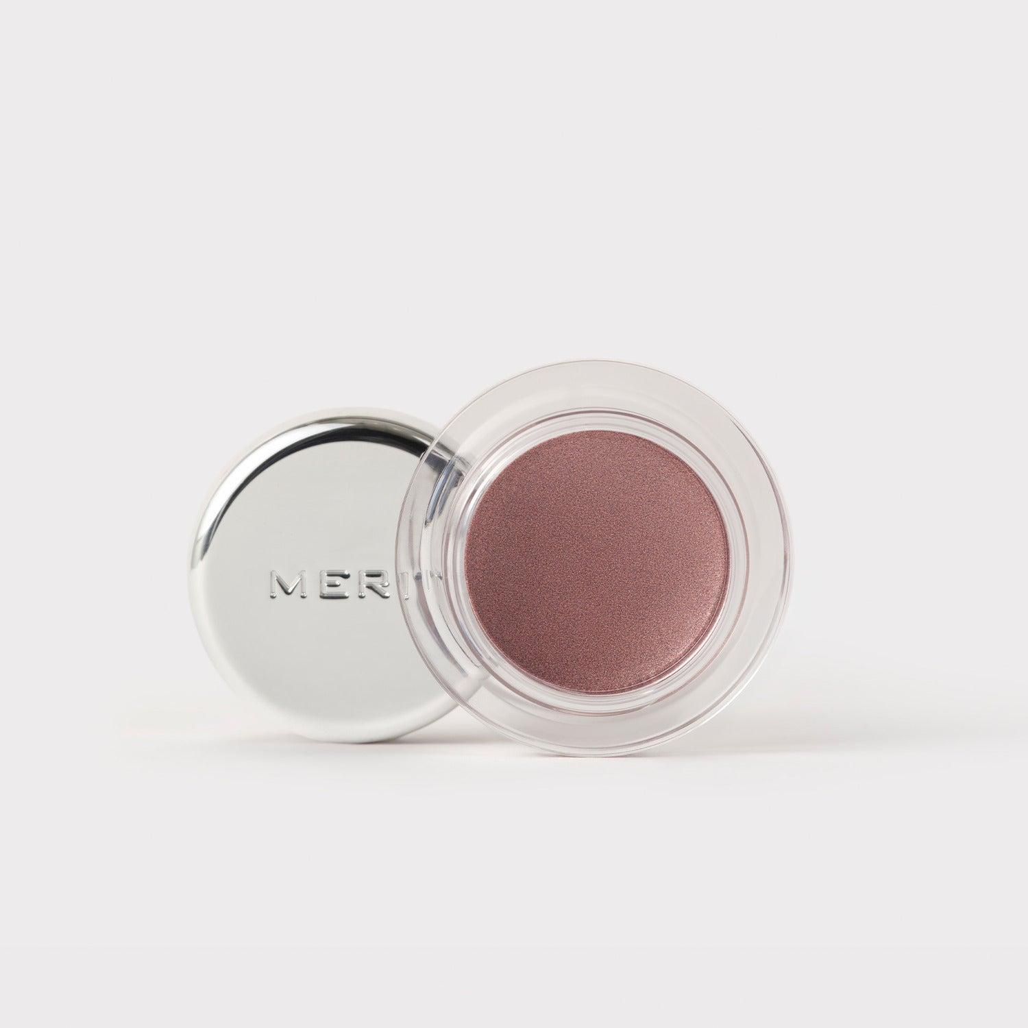 Master|| Eyeshadow in clear packaging with a silver cap