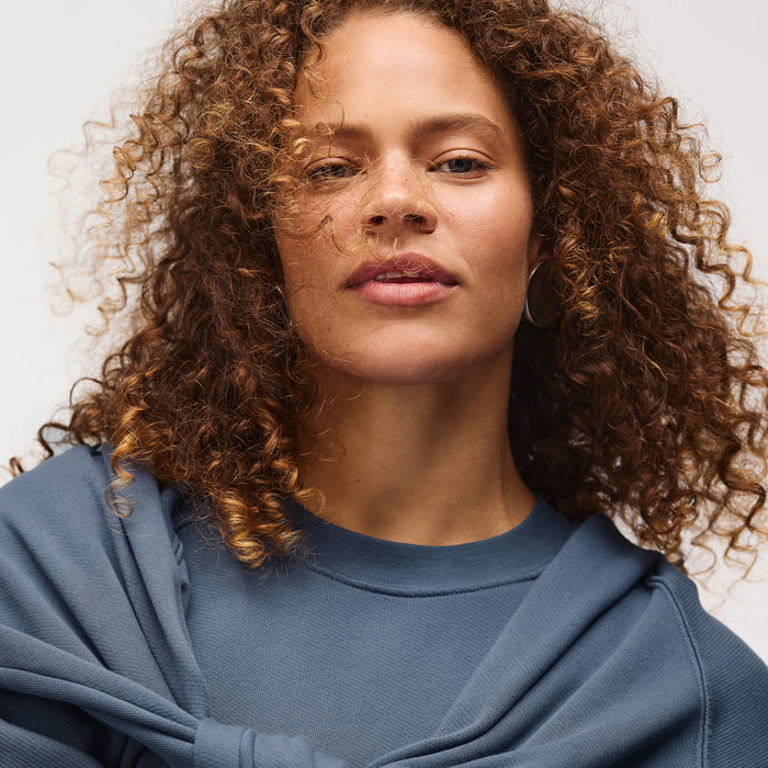 Master || Model is wearing The Anniversary Sweatshirt.