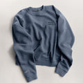 Master || The Anniversary Sweatshirt with "All things with intention" on it.