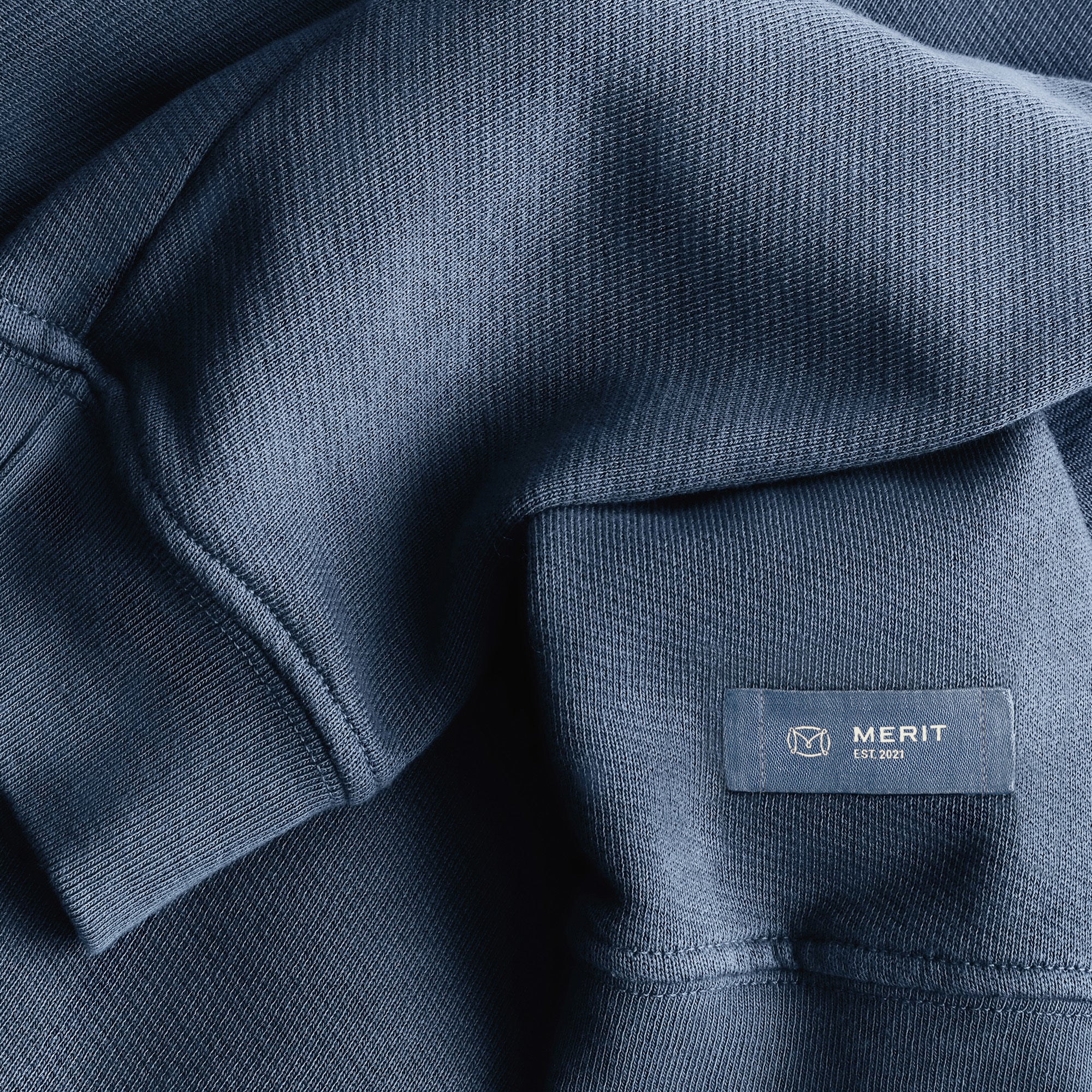 Master || Close up of material on The Anniversary Sweatshirt.