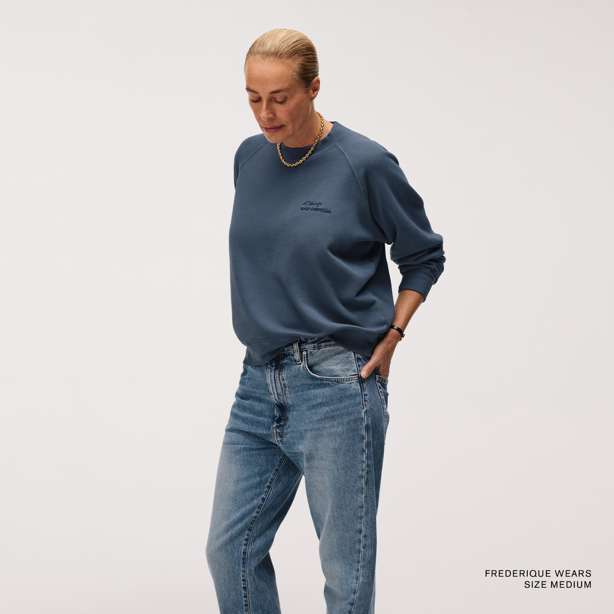 Master || Fredrique wears size medium.