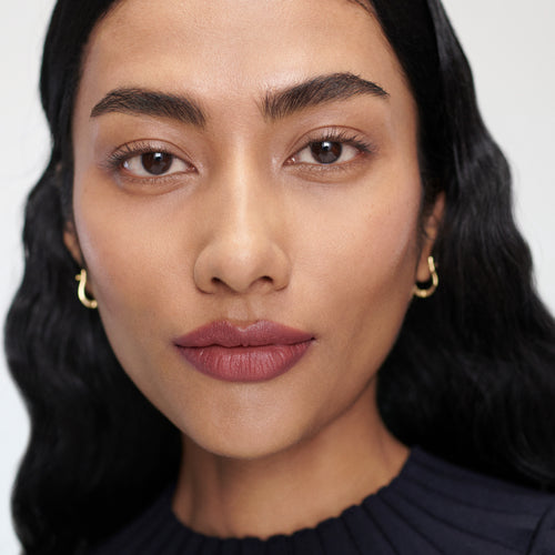 Maison | face::medium | Shikin wears Signature Lip Matte in Maison