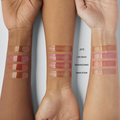 Master | | swatches of Shade Slick Gellée in Shades Jeté, Les Deux, Maraschino, Mapleton on arms