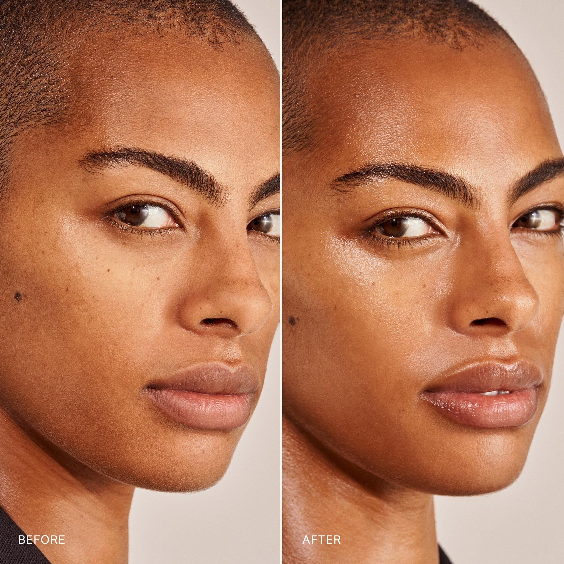 Master | | Model is wearing Great Skin Serum and is a before and after