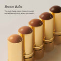 Master || Bronze Balm, The oval shape makes it easy to sculpt and add warmth only where you need it.